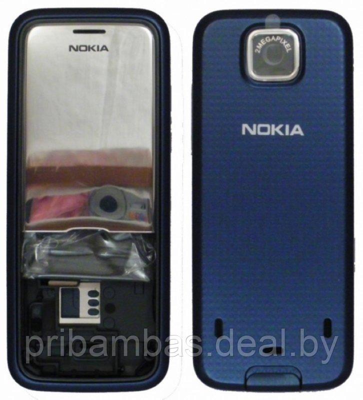 Корпус для Nokia 7310 Supernova со средней частью синий совместимый - фото 1 - id-p249809