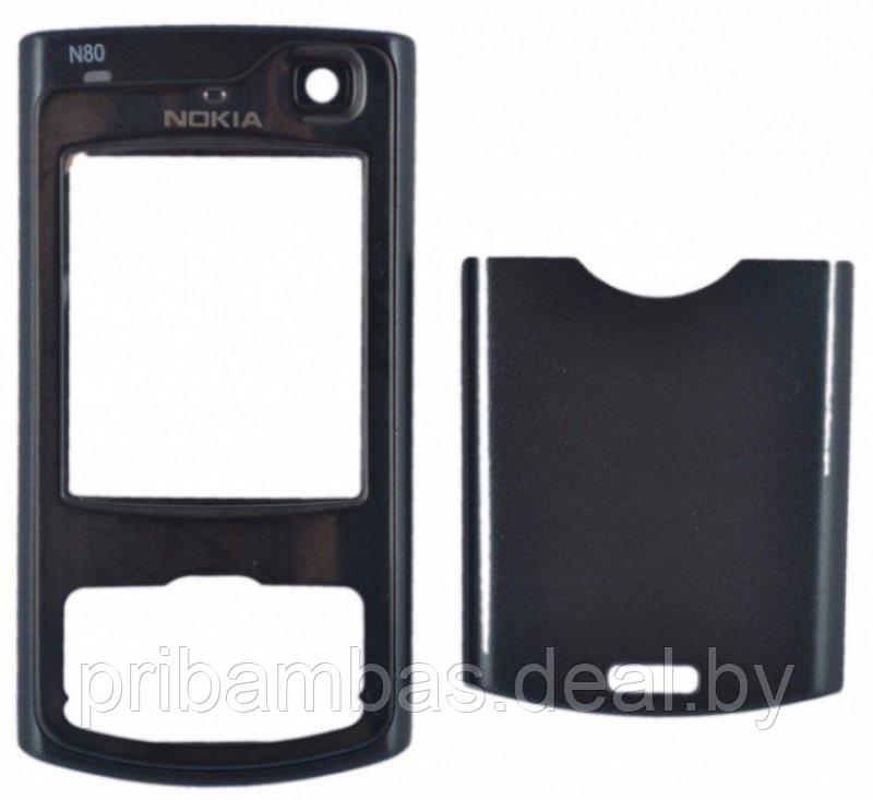 Корпус для Nokia N80 со средней частью черный совместимый