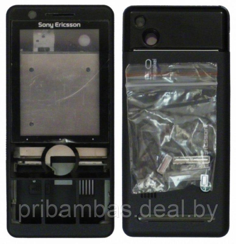Корпус для Sony Ericsson G900 черный совместимый - фото 1 - id-p249993