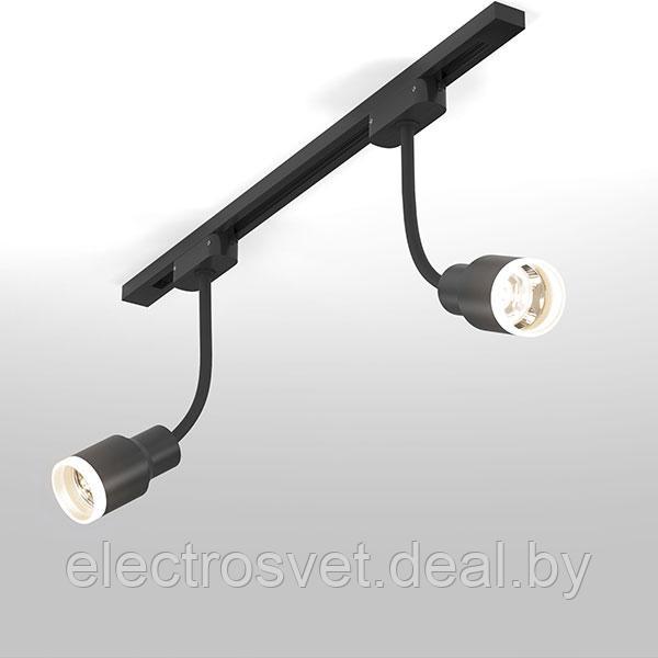 Трековый светодиодный светильник для однофазного шинопровода Molly Flex Черный 7W 4200K - фото 1 - id-p105618491