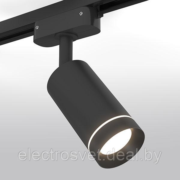 Трековый светодиодный светильник для однофазного шинопровода Glory Черный 7W 4200K - фото 3 - id-p105619140