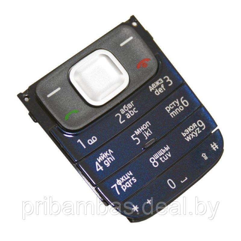 Клавиатура (кнопки) для Nokia 1209 синий совместимый - фото 1 - id-p251621