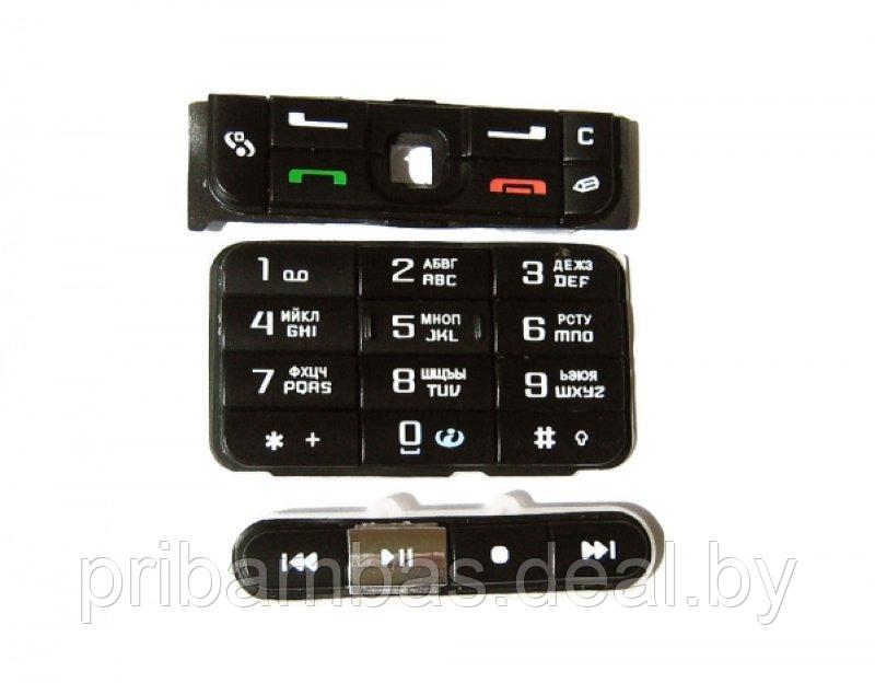 Клавиатура (кнопки) для Nokia 3250 с дополнительными кнопками черный совместимый - фото 1 - id-p251637