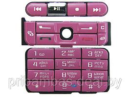 Клавиатура (кнопки) для Nokia 3250 с дополнительными кнопками розовый совместимый