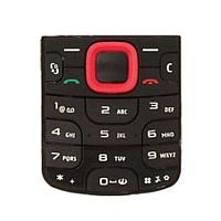Клавиатура (кнопки) для Nokia 5320 черный + красный совместимый