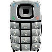 Клавиатура (кнопки) для Nokia 6101 серебристый совместимый