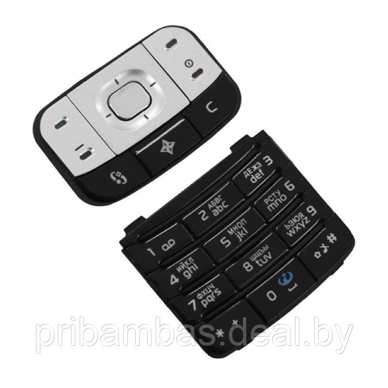 Клавиатура (кнопки) для Nokia 6110 Navigator черный совместимый