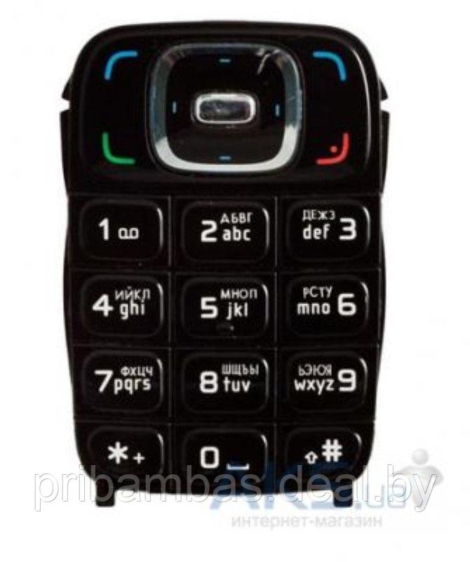 Клавиатура (кнопки) для Nokia 6131 черный совместимый - фото 1 - id-p251670
