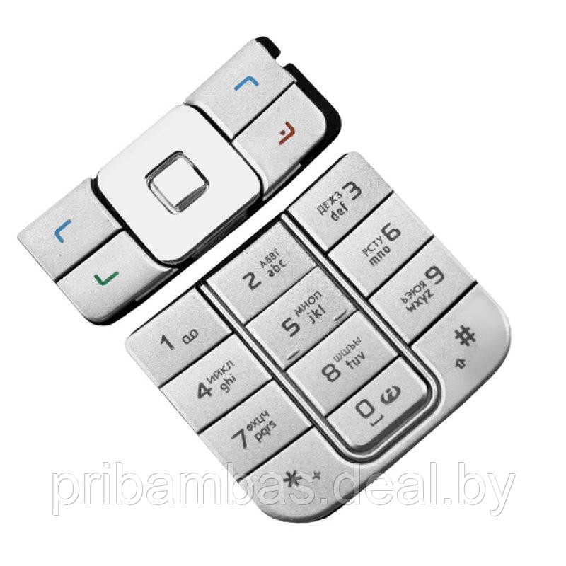 Клавиатура (кнопки) для Nokia 6270 серебристый совместимый - фото 1 - id-p251680