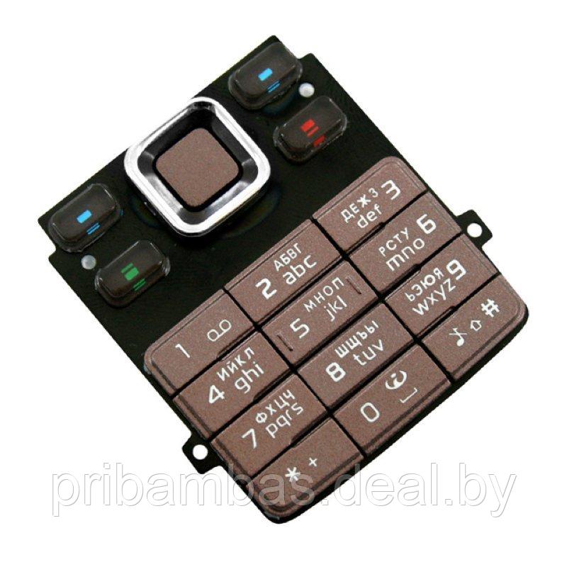 Клавиатура (кнопки) для Nokia 6300 коричневый совместимый - фото 1 - id-p251684
