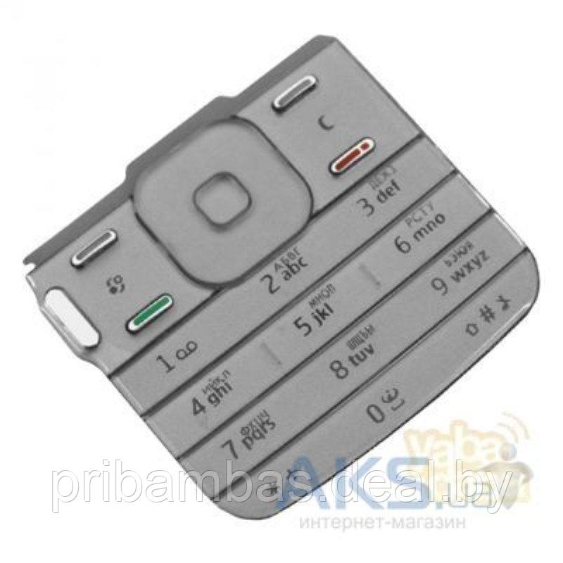 Клавиатура (кнопки) для Nokia 6300 серебристый совместимый