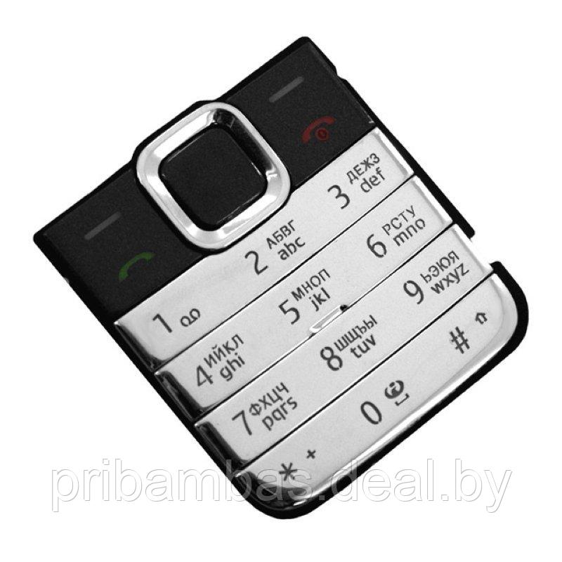 Клавиатура (кнопки) для Nokia 7310 Supernova серебристый совместимый - фото 1 - id-p251707