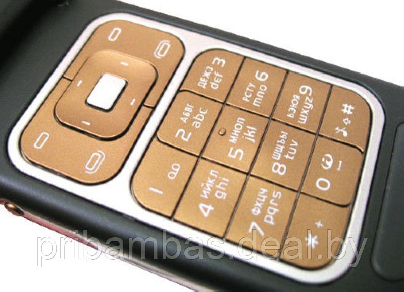 Клавиатура (кнопки) для Nokia 7390 коричневый совместимый - фото 1 - id-p251710