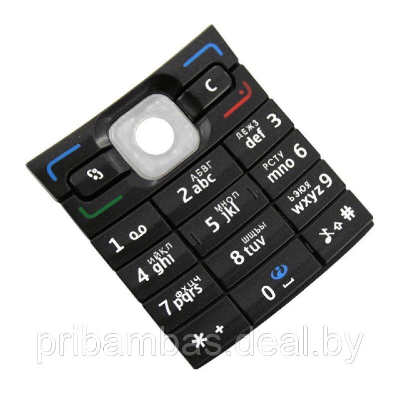 Клавиатура (кнопки) для Nokia E50 черный совместимый - фото 1 - id-p251723