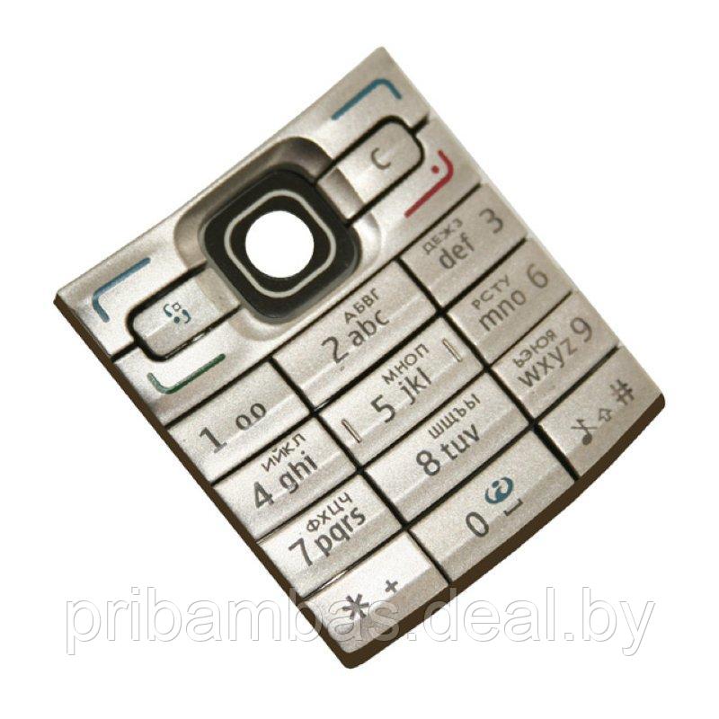 Клавиатура (кнопки) для Nokia E50 серебристый совместимый - фото 1 - id-p251725