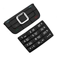 Клавиатура (кнопки) для Nokia E66 черный совместимый