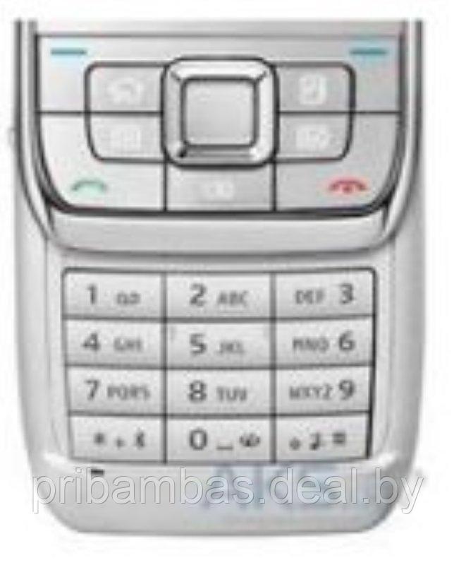 Клавиатура (кнопки) для Nokia E66 белый совместимый - фото 1 - id-p251733