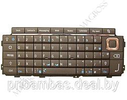 Клавиатура (кнопки) для Nokia E90 коричневый совместимый