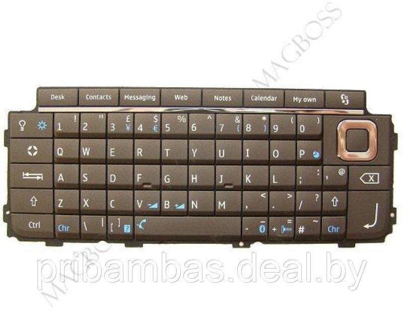 Клавиатура (кнопки) для Nokia E90 коричневый совместимый - фото 1 - id-p251737