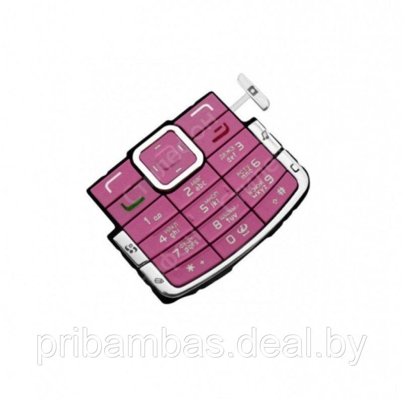 Клавиатура (кнопки) для Nokia N72 розовый совместимый - фото 1 - id-p251742