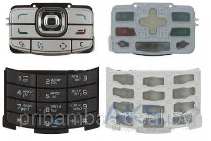 Клавиатура (кнопки) для Nokia N80 черный совместимый - фото 1 - id-p251749