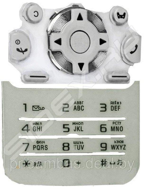 Клавиатура (кнопки) для Sony Ericsson F305 белый совместимый - фото 1 - id-p251767