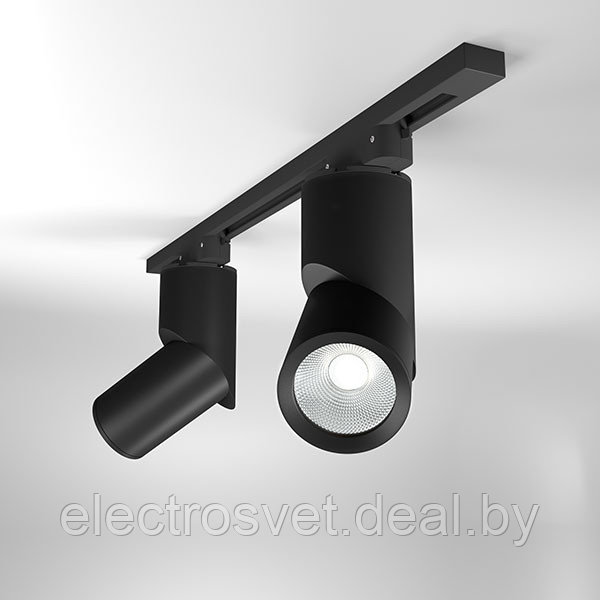 Трековый светодиодный светильник для однофазного шинопровода Corner Черный 15W 4200K - фото 1 - id-p105620816