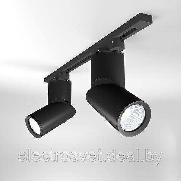 Трековый светодиодный светильник для однофазного шинопровода Corner Черный 15W 4200K - фото 2 - id-p105620816