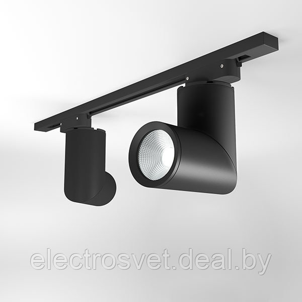 Трековый светодиодный светильник для однофазного шинопровода Corner Черный 15W 4200K - фото 4 - id-p105620816