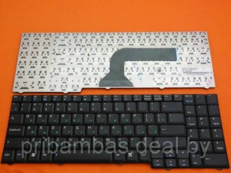 Клавиатура для ноутбука Asus G50VT, G70, G71, M50, M51, M70, X57, X70, X71 RU чёрная - фото 1 - id-p192142