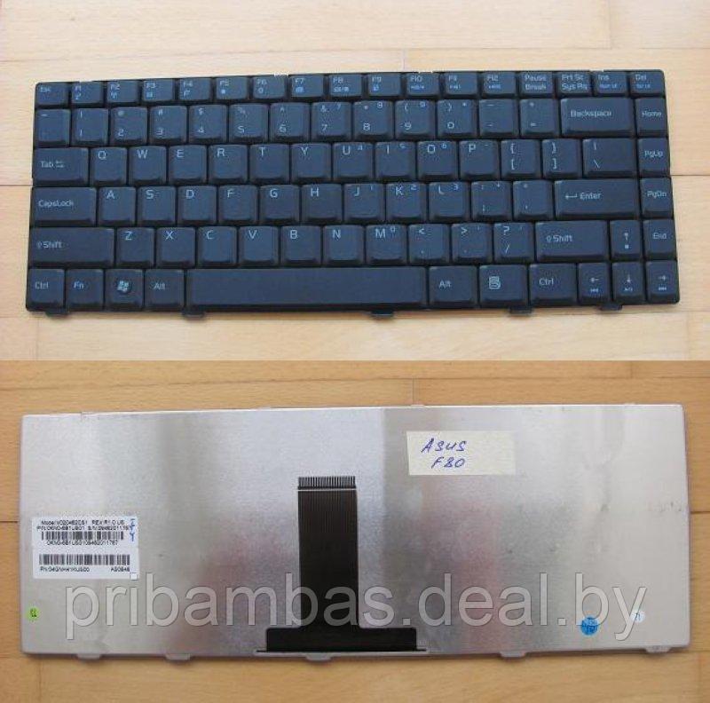 Клавиатура для ноутбука Asus F80, F82, X80 RU чёрная - фото 1 - id-p192165