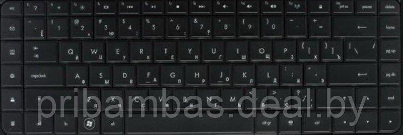 Клавиатура для ноутбука HP Compaq Presario CQ56, CQ62, CQ62-200, CQ62-300, G56, G62 RU чёрная - фото 1 - id-p192270