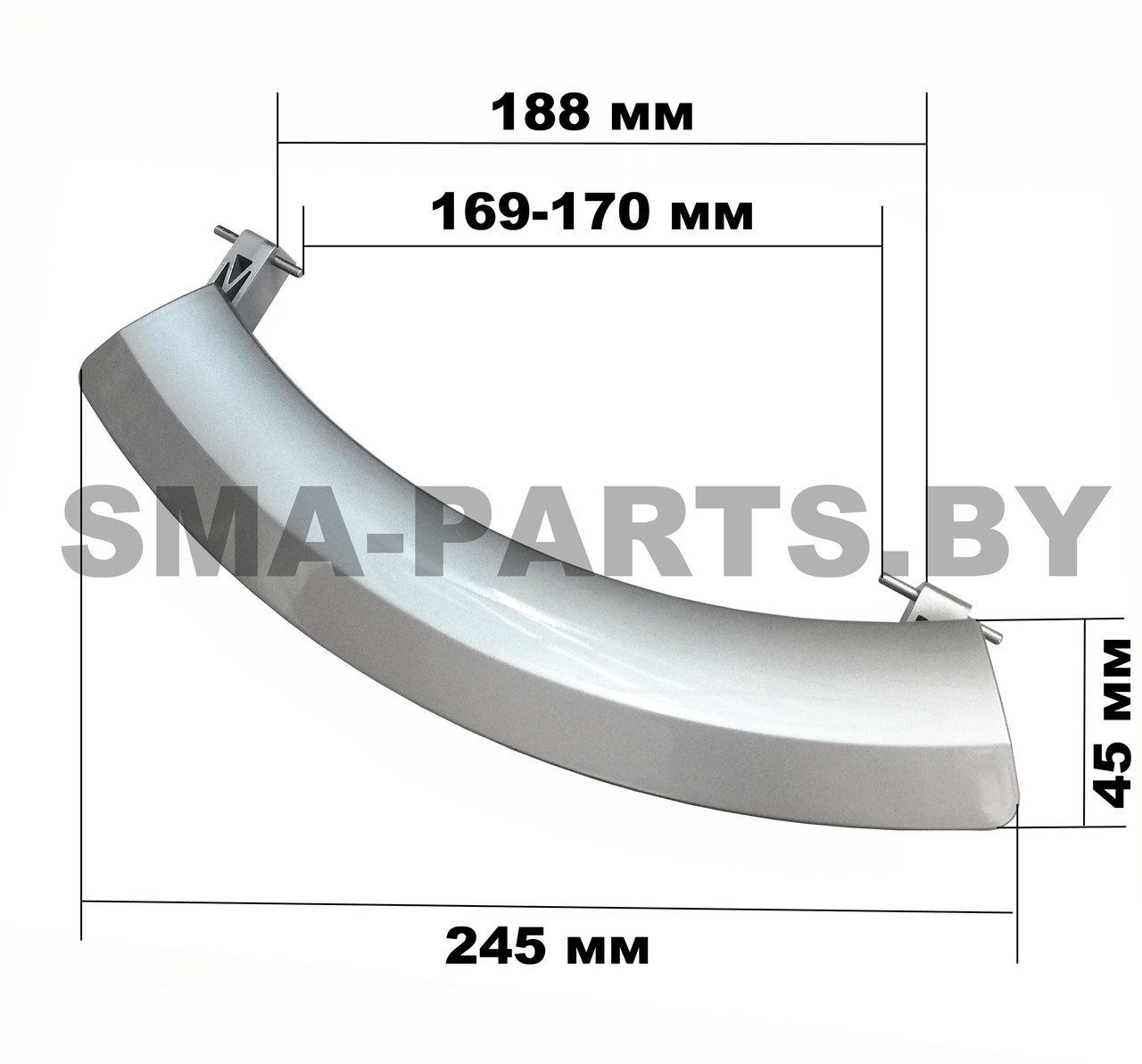 Ручка дверцы люка для стиральной машины Bosch, Siemens 00751791 ORIGINAL - фото 1 - id-p105632021