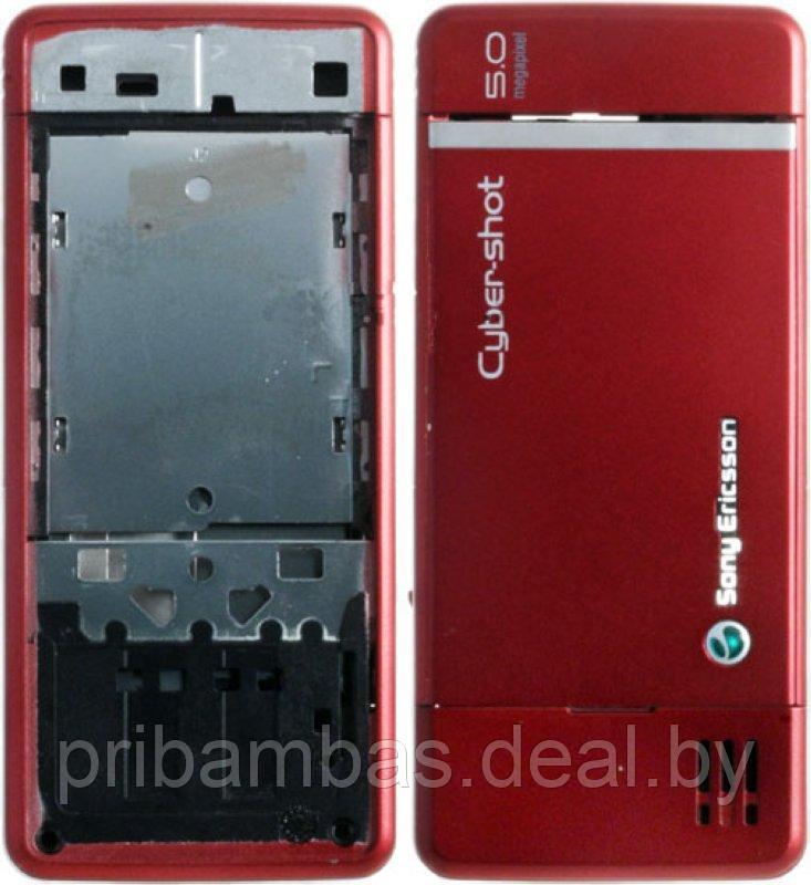 Корпус для Sony Ericsson C902 красный совместимый