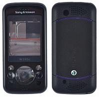 Корпус для Sony Ericsson W395 черный + фиолетовый