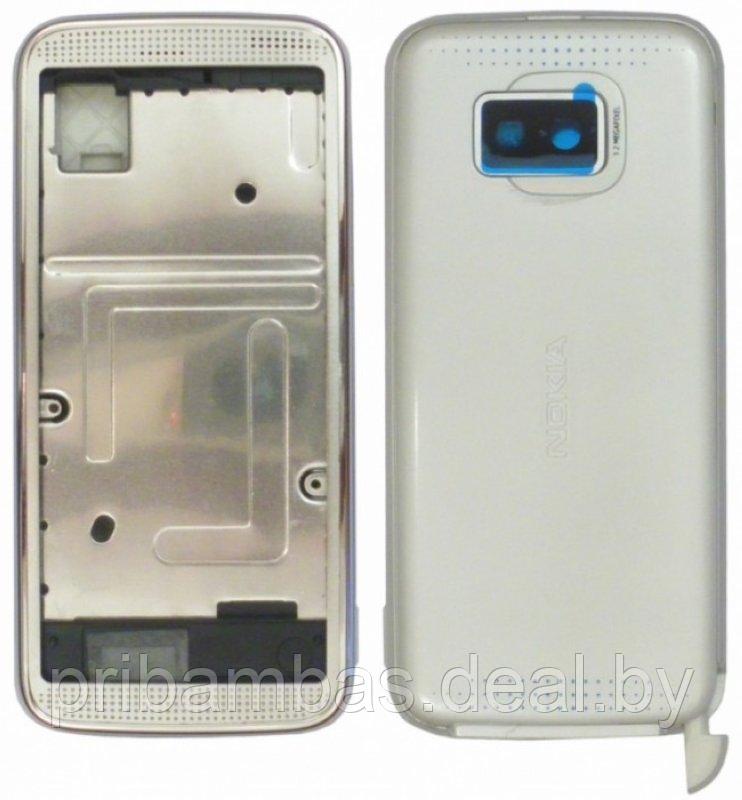 Корпус для Nokia 5530 белый + синий совместимый - фото 1 - id-p503249