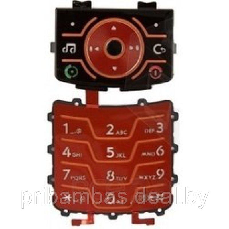 Клавиатура (кнопки) для Motorola Z6 оранжевый совместимый - фото 1 - id-p522301