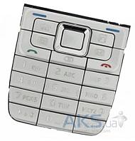 Клавиатура (кнопки) для Nokia E51 серебристый совместимый