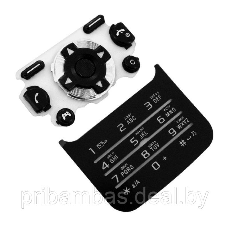 Клавиатура (кнопки) для Sony Ericsson F305 черный совместимый