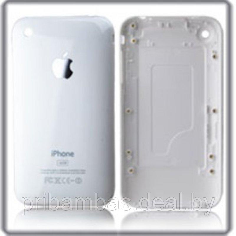 Корпус для Apple iPhone 3G 8Gb с рамкой белый совместимый - фото 1 - id-p721809