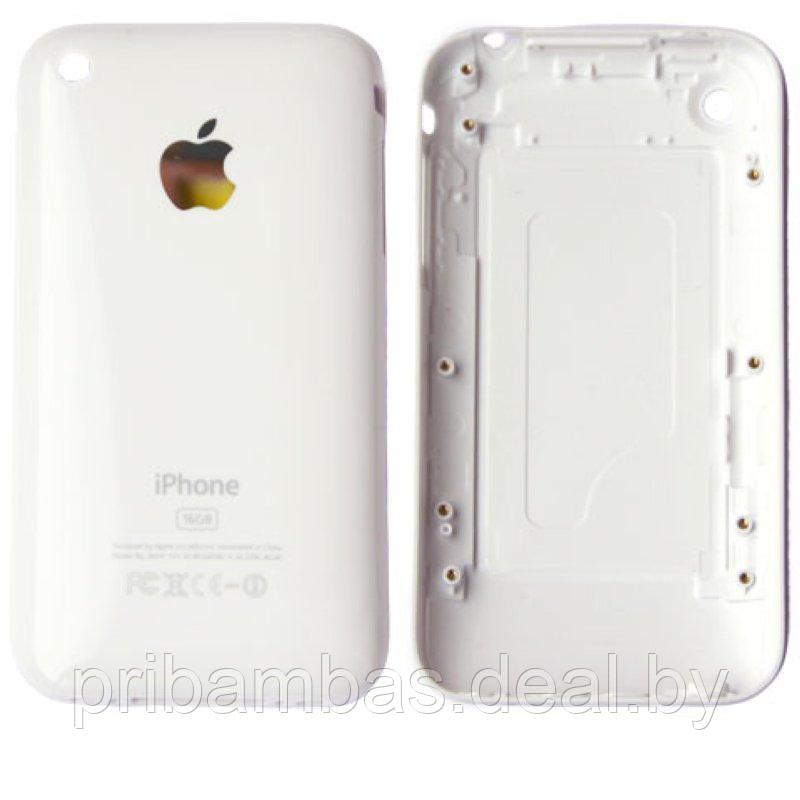 Корпус для Apple iPhone 3G 16Gb с рамкой белый совместимый - фото 1 - id-p721813