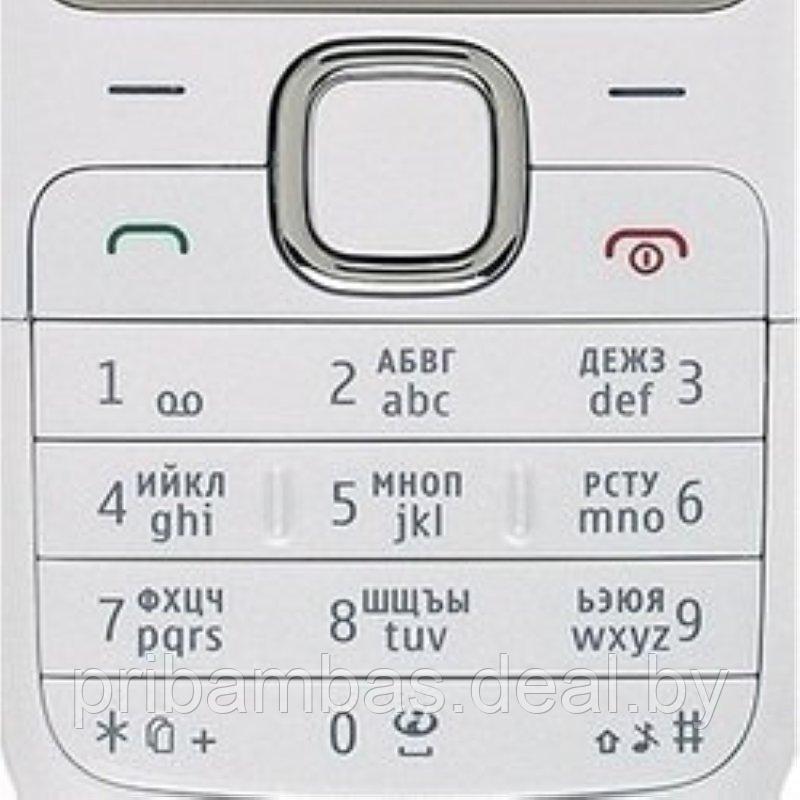 Клавиатура (кнопки) для Nokia C2-00 белый совместимый - фото 1 - id-p1264641