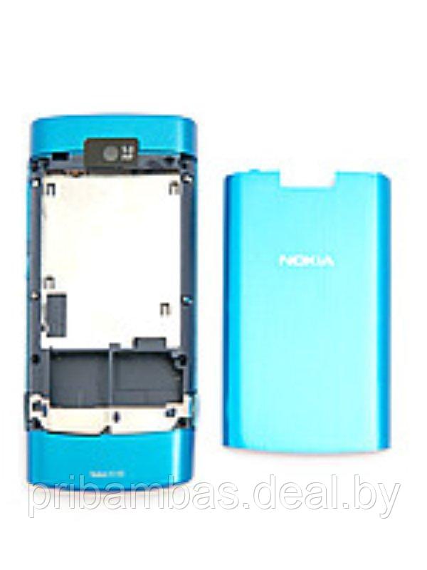 Корпус для Nokia X3-02 Touch and Type синий совместимый - фото 1 - id-p1967974