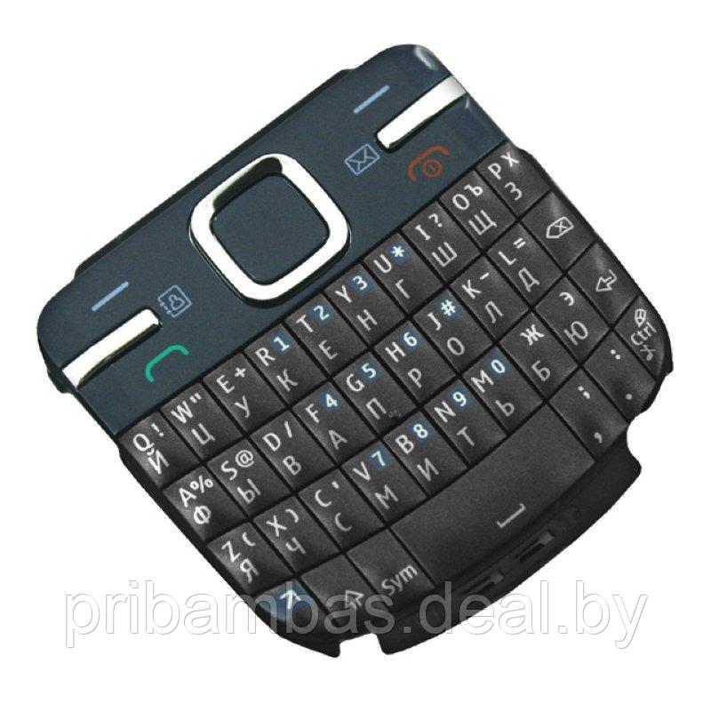 Клавиатура (кнопки) для Nokia C3-00 черный + синий совместимый - фото 1 - id-p2125968