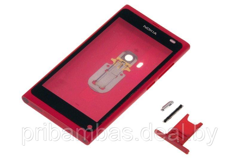 Корпус для Nokia N9 красный совместимый - фото 1 - id-p2969040