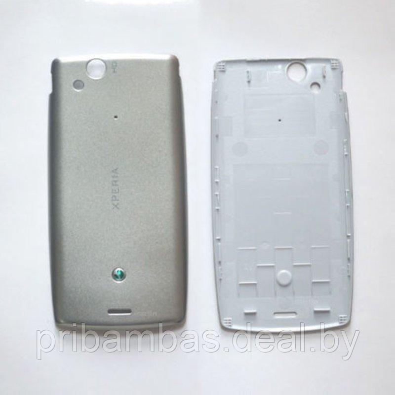 Задняя крышка для Sony Ericsson LT15i Xperia Arc (Xperia X12 Anzu), Xperia Arc S LT18i серебристый - фото 1 - id-p2969284