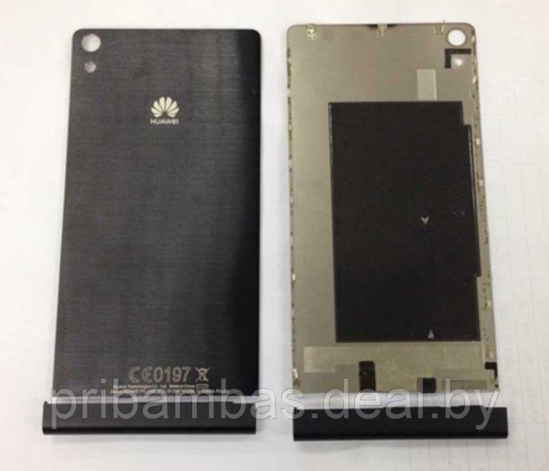 Задняя крышка для Huawei Ascend P6 крышка для АКБ черный - фото 1 - id-p3414356