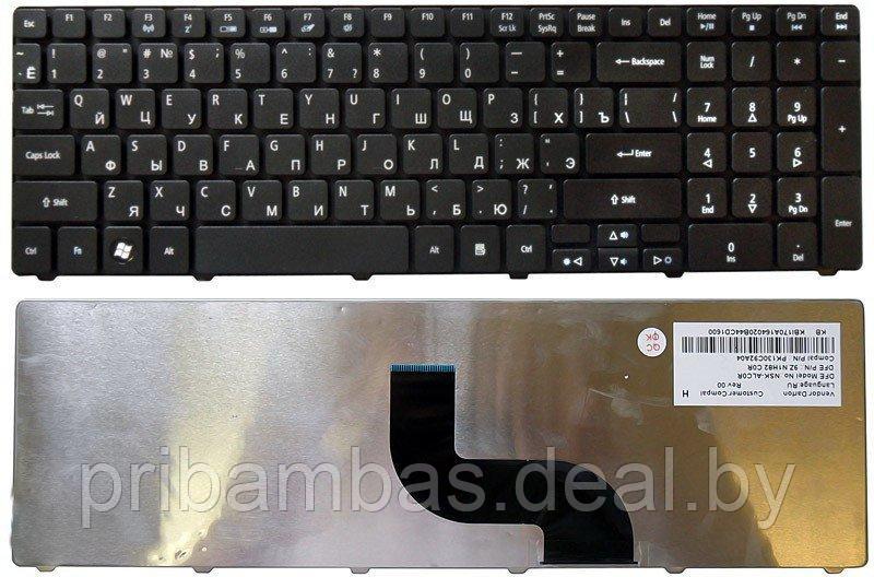 Клавиатура для ноутбука Acer Aspire E1-521, E1-531, E1-531G, E1-571, E1-571 RU чёрная - фото 1 - id-p7101049