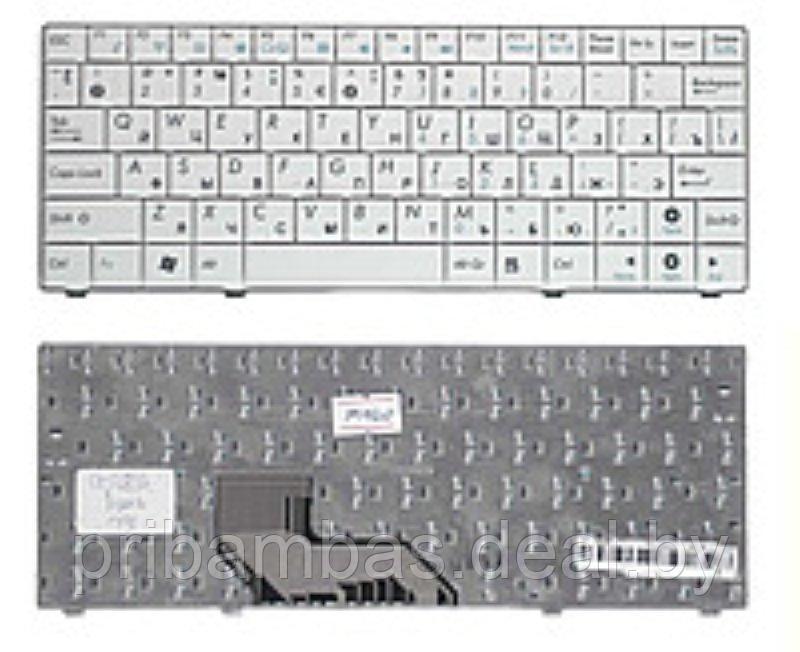 Клавиатура для ноутбука Asus EEE PC 900HA, S101, T91, T91MT series RU белая
