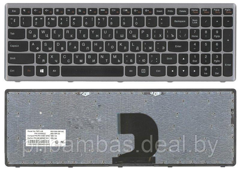 Клавиатура для ноутбука Lenovo IdeaPad U350, Y650 RU чёрная